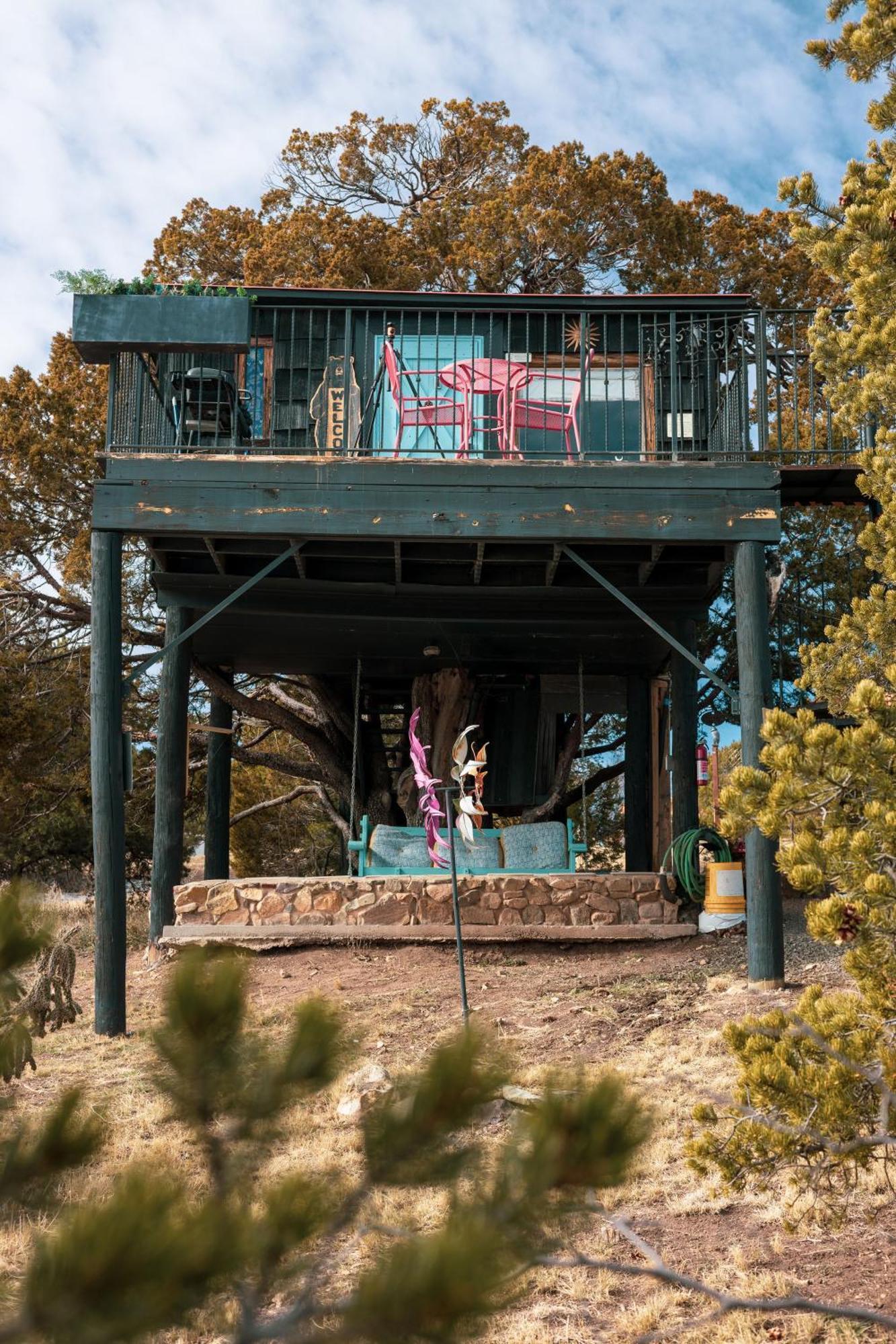 Villa Ashley'S Treehouse At El Mistico Ranch Nogal Exterior foto